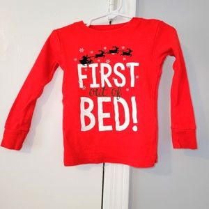Carter's Holiday PJ shirt Unisex 24 Months